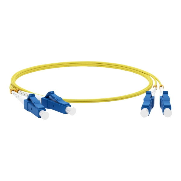 Кабель для компьютера Hyperline FC-D2-9-LC/UR-LC/UR-H-1M-LSZH-YL