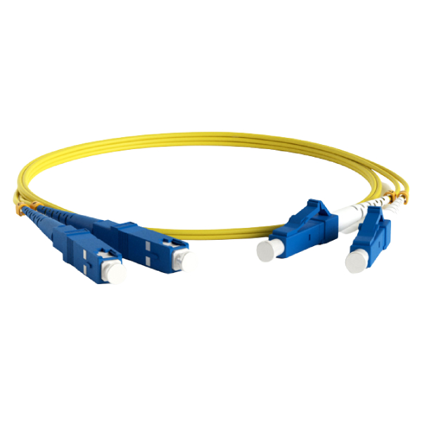 Кабель для компьютера Hyperline FC-D2-9-LC/UR-SC/UR-H-3M-LSZH-YL фото
