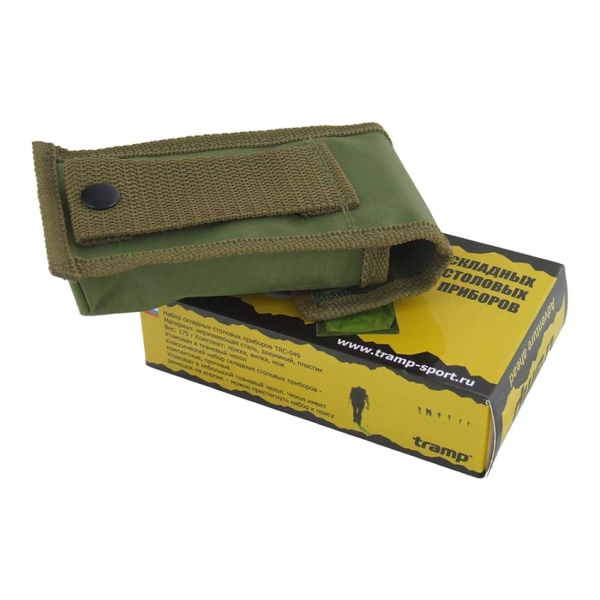 Набор посуды туристической Tramp Набор складных столовых приборов (TRC-049)