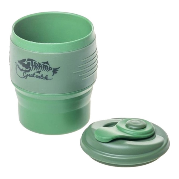 Термокружка Tramp складная с крышкой оливковый (TRC-082)