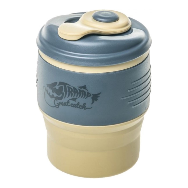 Термокружка Tramp складная с крышкой песочный (TRC-082)