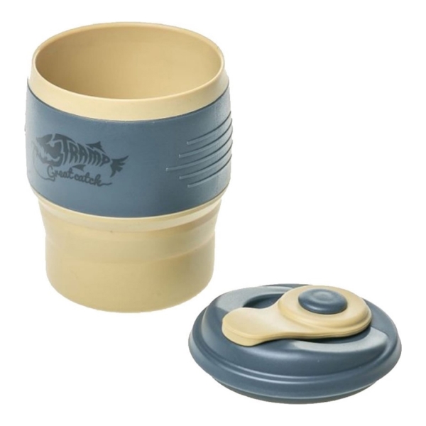 Термокружка Tramp складная с крышкой песочный (TRC-082)