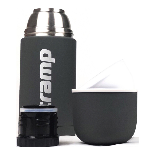 Термос Tramp Soft Touch 0.75 л. серый (TRC-108)