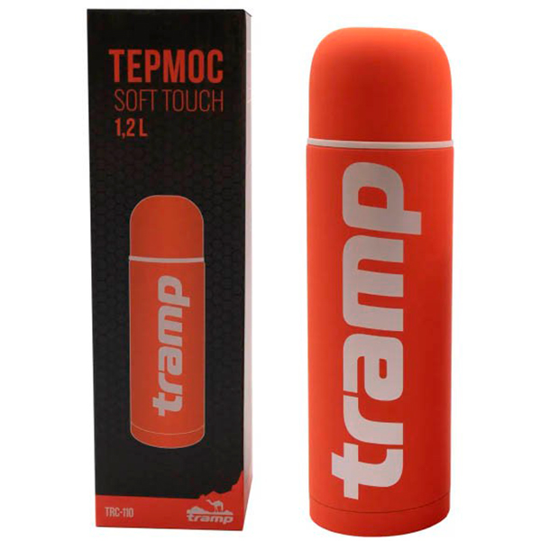 Термос Tramp Soft Touch 1.2 л. оранжевый (TRC-110)