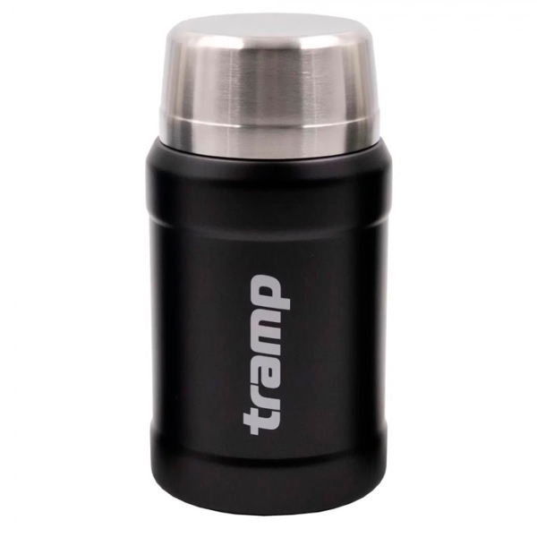 Термос Tramp с широким горлом 0.8 л черный (TRC-132)