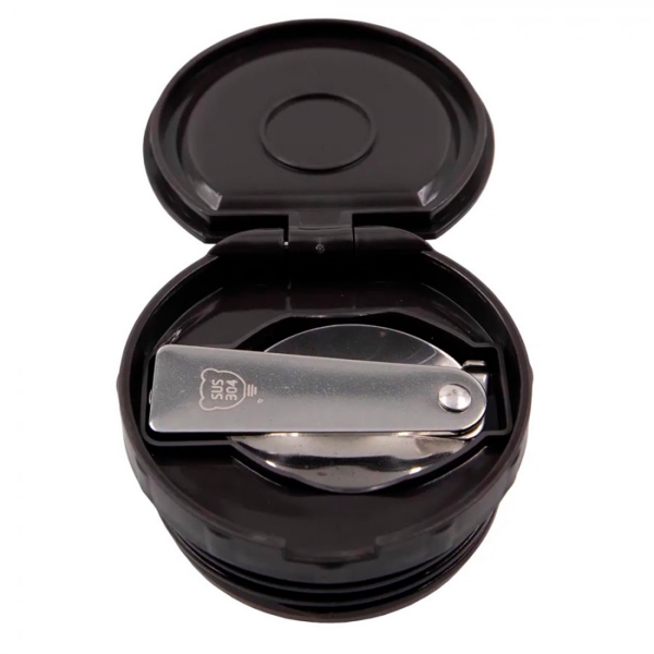 Термос Tramp с широким горлом 0.8 л черный (TRC-132)