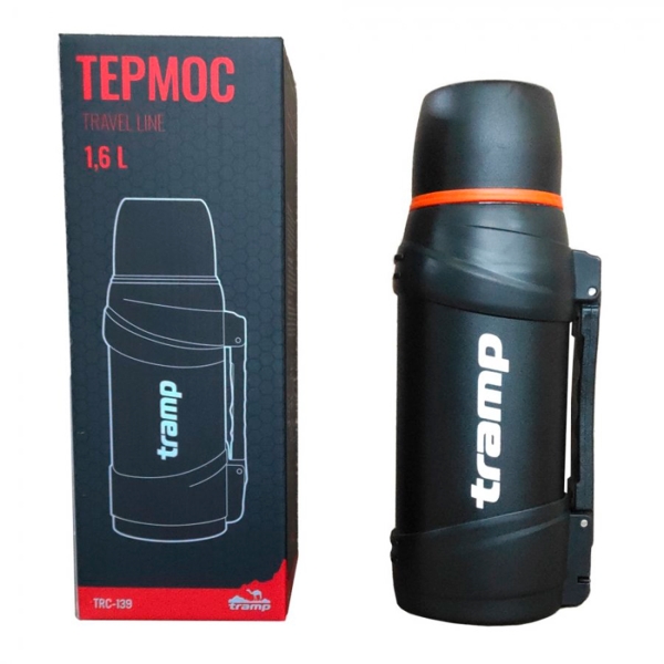 Термос Tramp Travel-1600 черный (TRC-139)