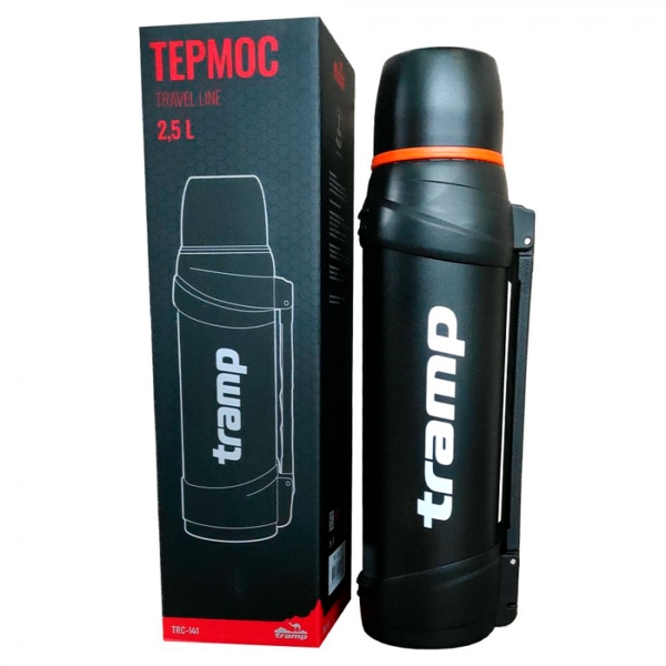Термос Tramp Travel-2500 черный (TRC-141)