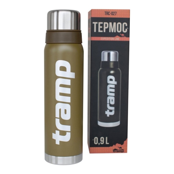Термос Tramp 0.9 л оливковый (TRC-027)