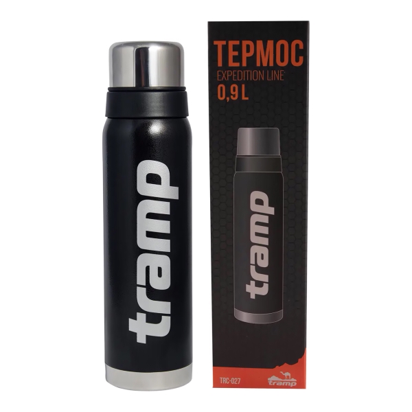 Термос Tramp 0.9 л черный (TRC-027)