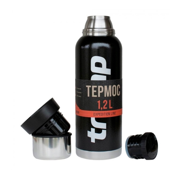 Термос Tramp 1.2 л черный (TRC-028)