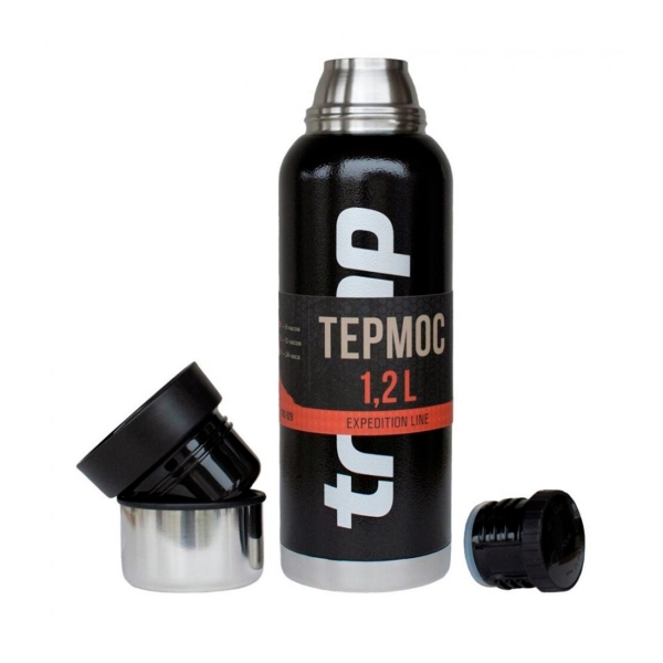 Термос Tramp 1.2 л серый (TRC-028)