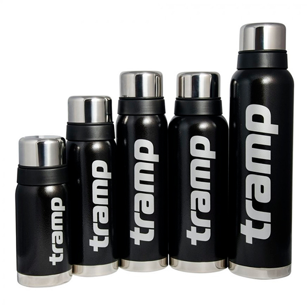 Термос Tramp 1.2 л серый (TRC-028)