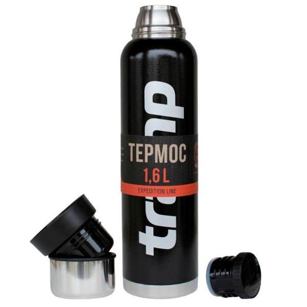 Термос Tramp 1.6 л черный (TRC-029)