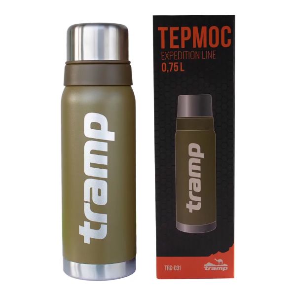 Термос Tramp 0.75 л оливковый (TRC-031)