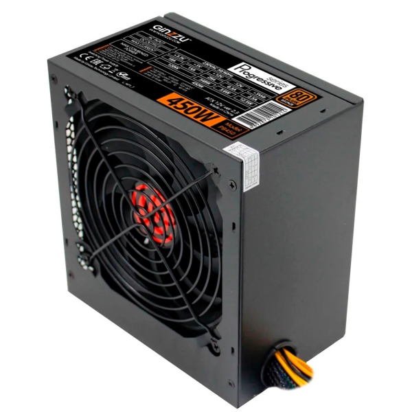 Блок питания Ginzzu PB450 12см 80+