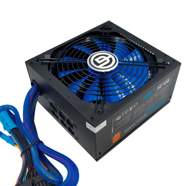 Блок питания Ginzzu MC600 14см 80+Bronze