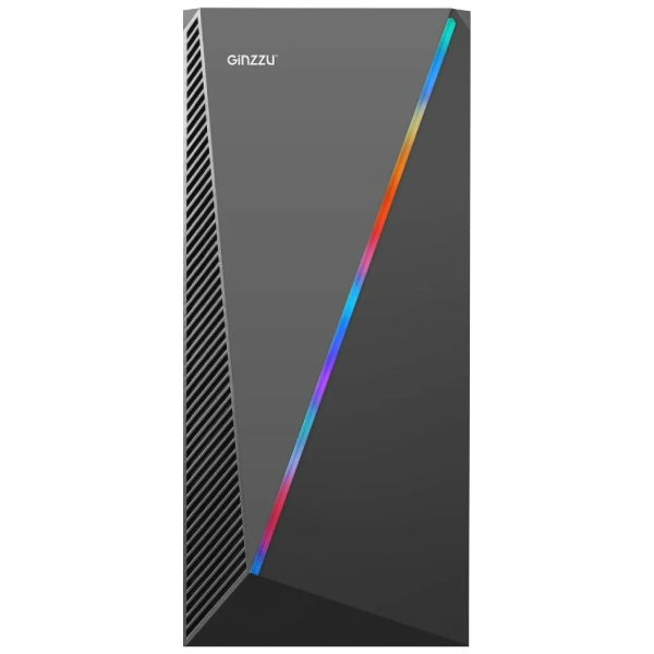 Корпус для компьютера Ginzzu SL200 FAN 12LED USB3.0 Window
