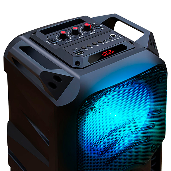 Беспроводная акустика Ginzzu Midi RGB/BT/USB/TF/FM/ДУ (GM-207)