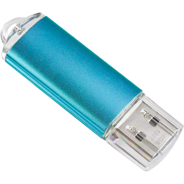Флэш диск USB Perfeo 16GB E01 Blue (PF-E01N016ES)