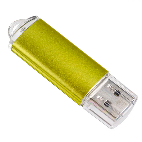 Флэш диск USB Perfeo 16GB E01 Gold (PF-E01Gl016ES)