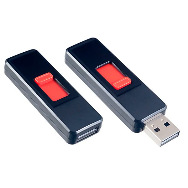 Флэш диск USB Perfeo 16GB S03 Black (PF-S03B016)