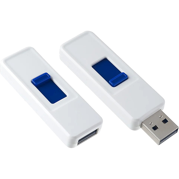 Флэш диск USB Perfeo 16GB S03 White (PF-S03W016)