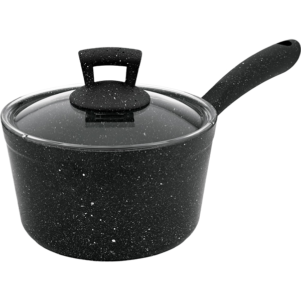 Ковш Катюша 16см 14л Модус стек.крышка чер.гр. (39040-160-2Z)