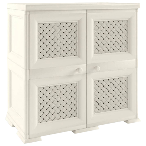 Шкаф для прихожей Элластик-Пласт Уют, бежевый, арт Э-023 Б (Э-023 Б)