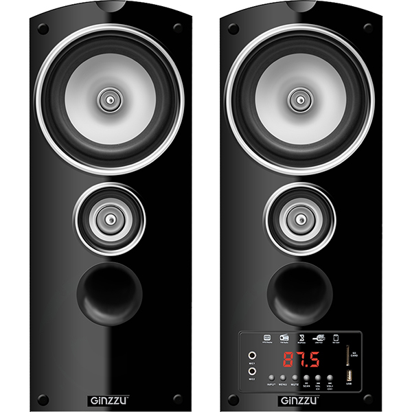 Колонки компьютерные 2.0 Ginzzu GM-302