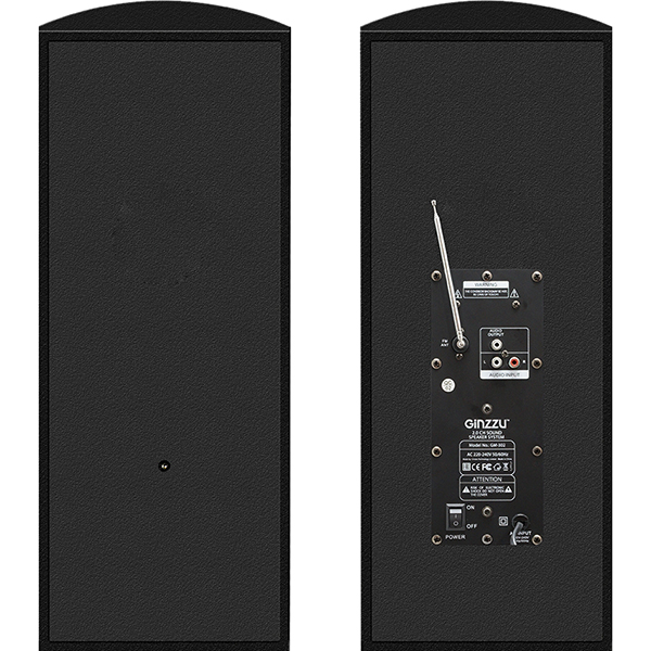 Колонки компьютерные 2.0 Ginzzu GM-302