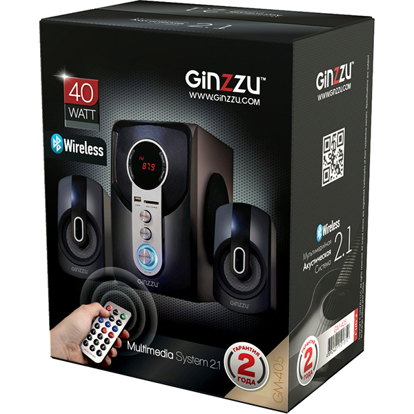 Колонки компьютерные 2.1 Ginzzu GM-405