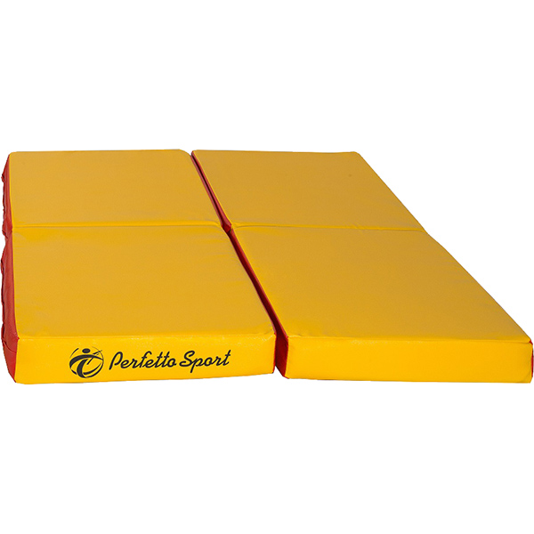 Игровые и спортивные комплексы и горки Perfetto Sport N11 (100 х 100 х 10) скл.4 слож.красно/желтый