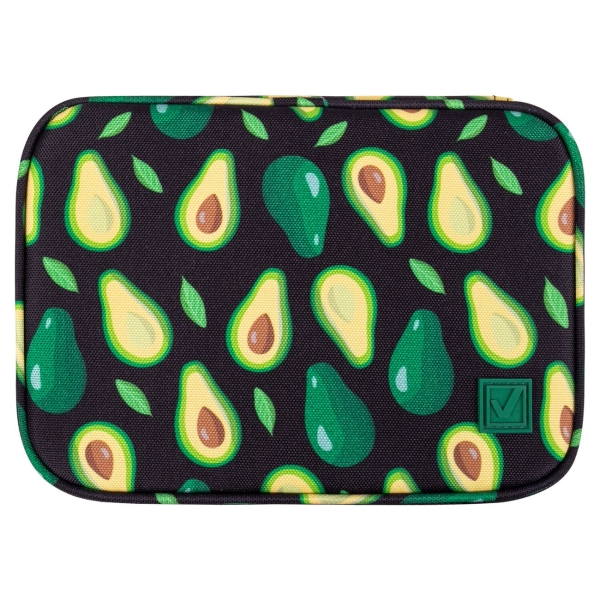 Пенал детский Brauberg Avocado 1 отделение, ткань, 21x15x6см (270706)