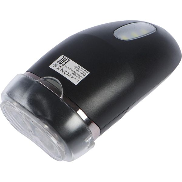 Электробритва Luazon Home LBR-12, 3 Вт, роторная, 2 головки, сухое бритьё