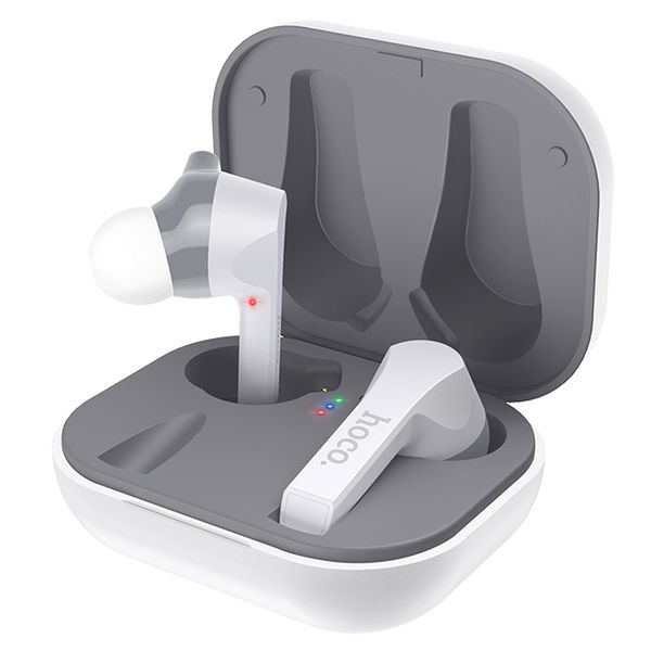Наушники True Wireless Hoco с&nbsp;микрофоном&nbsp;ES34&nbsp;Pleasure,&nbsp;белый&nbsp;(19997)