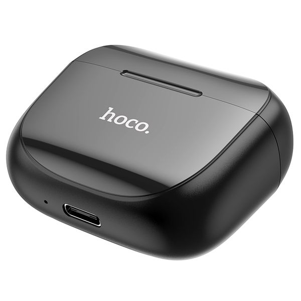 Наушники True Wireless Hoco с&nbsp;микрофоном&nbsp;EW12&nbsp;Clear,&nbsp;черный&nbsp;(62467)