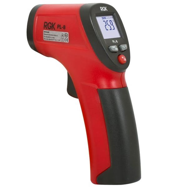 Пирометр RGK PL-8 + поверка (4610011873805) фото