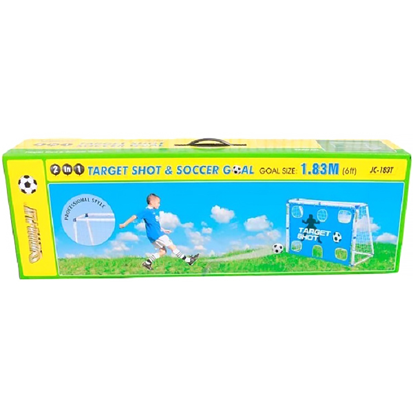 Ворота игровые Dfc 6ft с сеткой-мишенью GOAL183T