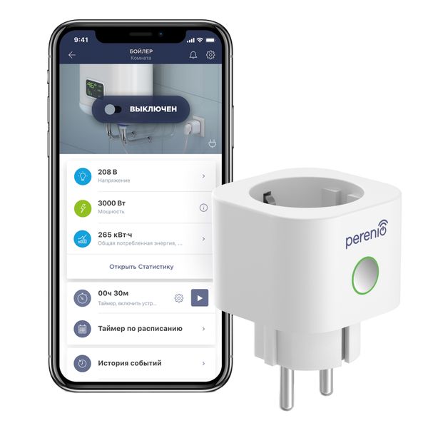 Умная розетка Perenio Power Link PEHPL01