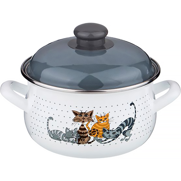 Кастрюля Agness Озорные коты 951-001