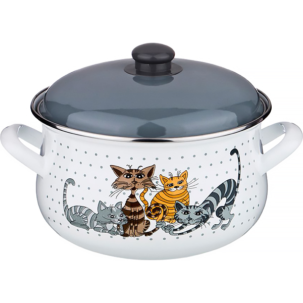 Кастрюля Agness Озорные коты 951-003