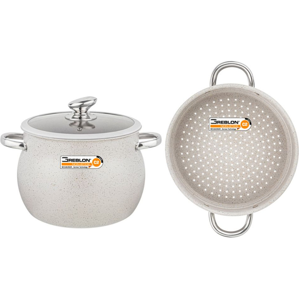 Кастрюля Agness со стекл.крышкой белый(926-507)