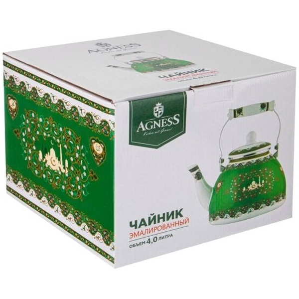 Чайник Agness сура 4л 934-321 зеленый