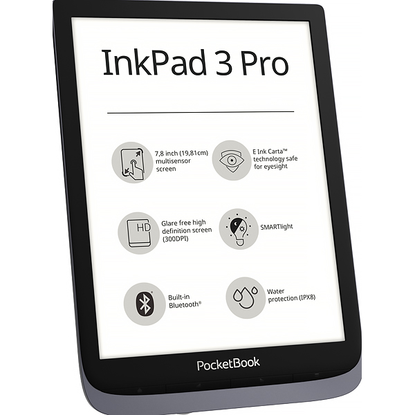 Электронная книга PocketBook 740 InkPad 3 Pro Metallic серый