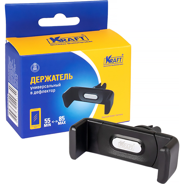 Автомобильный держатель Kraft в дефлектор 55-85 мм KT 835309