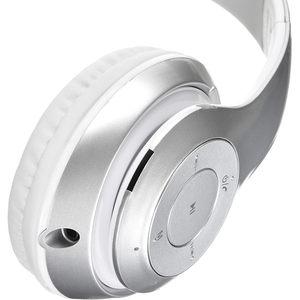 Наушники накладные Bluetooth Digma BT-14 Silver Matte (L150BT)