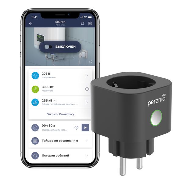 Умная розетка Perenio Power Link PEHPL02