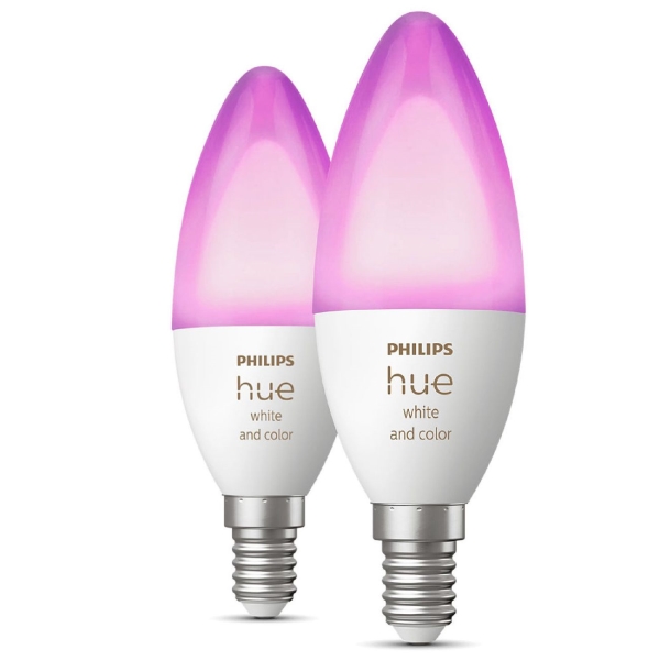 Умная лампочка Philips Комплект ламп Hue E14 2шт (929002294210)