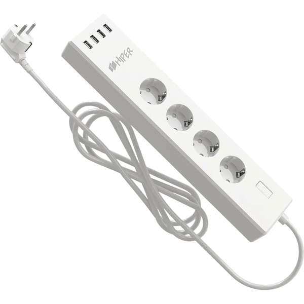 Умный сетевой фильтр HIPER сетевой фильтр IoT PS44 (HI-PS44)